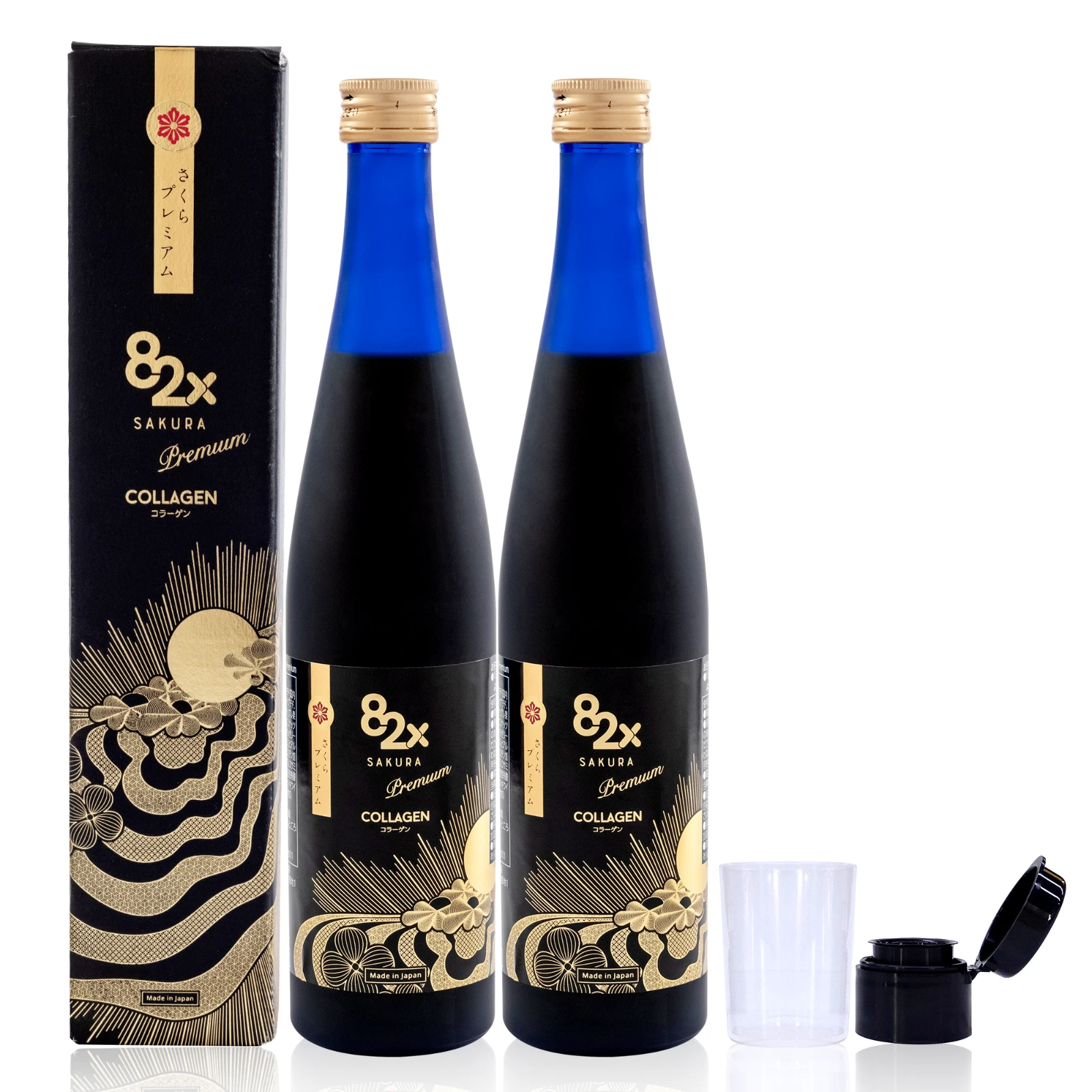 82X Sakura Collagen Drink Marine Collagen Peptides Liquid for Skin 2Pack