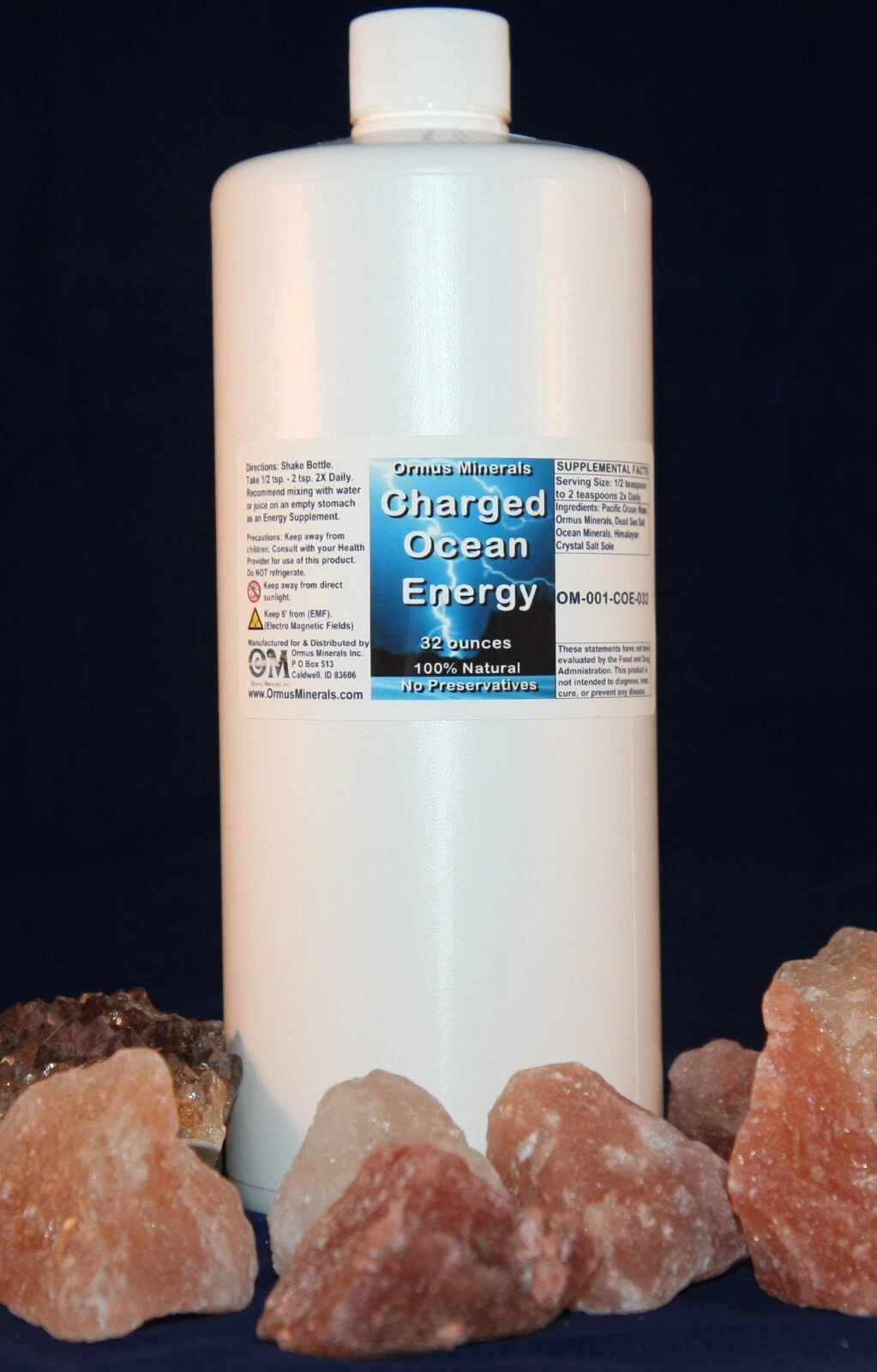[362694682309] Charged Ormus Ocean Energy Mental Health Clarity Better Vision immunity 32oz