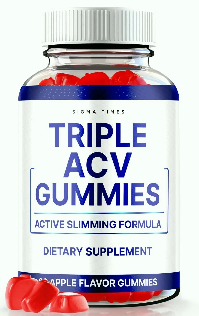 Triple ACV Advanced Weight Loss Gummies to Suppress Appetite and Cravings 60ct