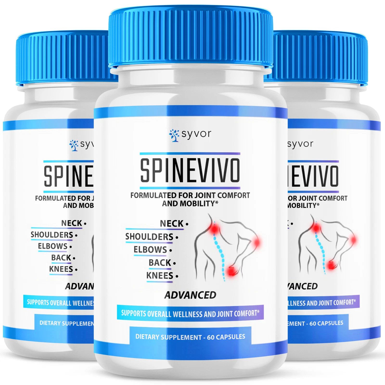 [286257849167] SpineVivo Advanced Joint Support Spine Vivo Formulated for Mobility 180 Capsules