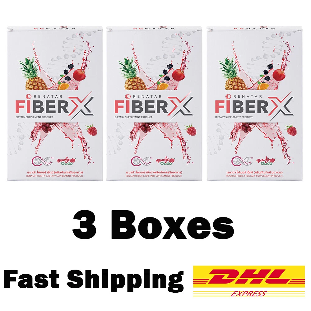 3x Renatar Fiber X Natural Detox Prebiotic Phytonutrients Weight Management