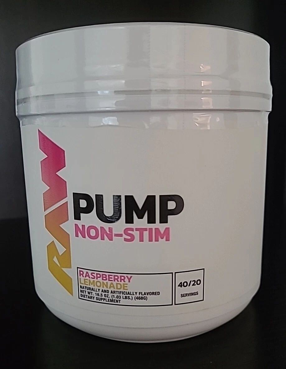 RAW PUMP - Non-Stim - Raspberry Lemonade, 1.03 lbs (468 g) Exp:08/25