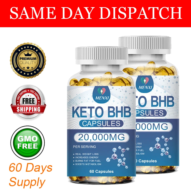 Keto BHB Diet Pills,Weight Loss,Fat Burner,Appetite Suppressant Supplement,Detox
