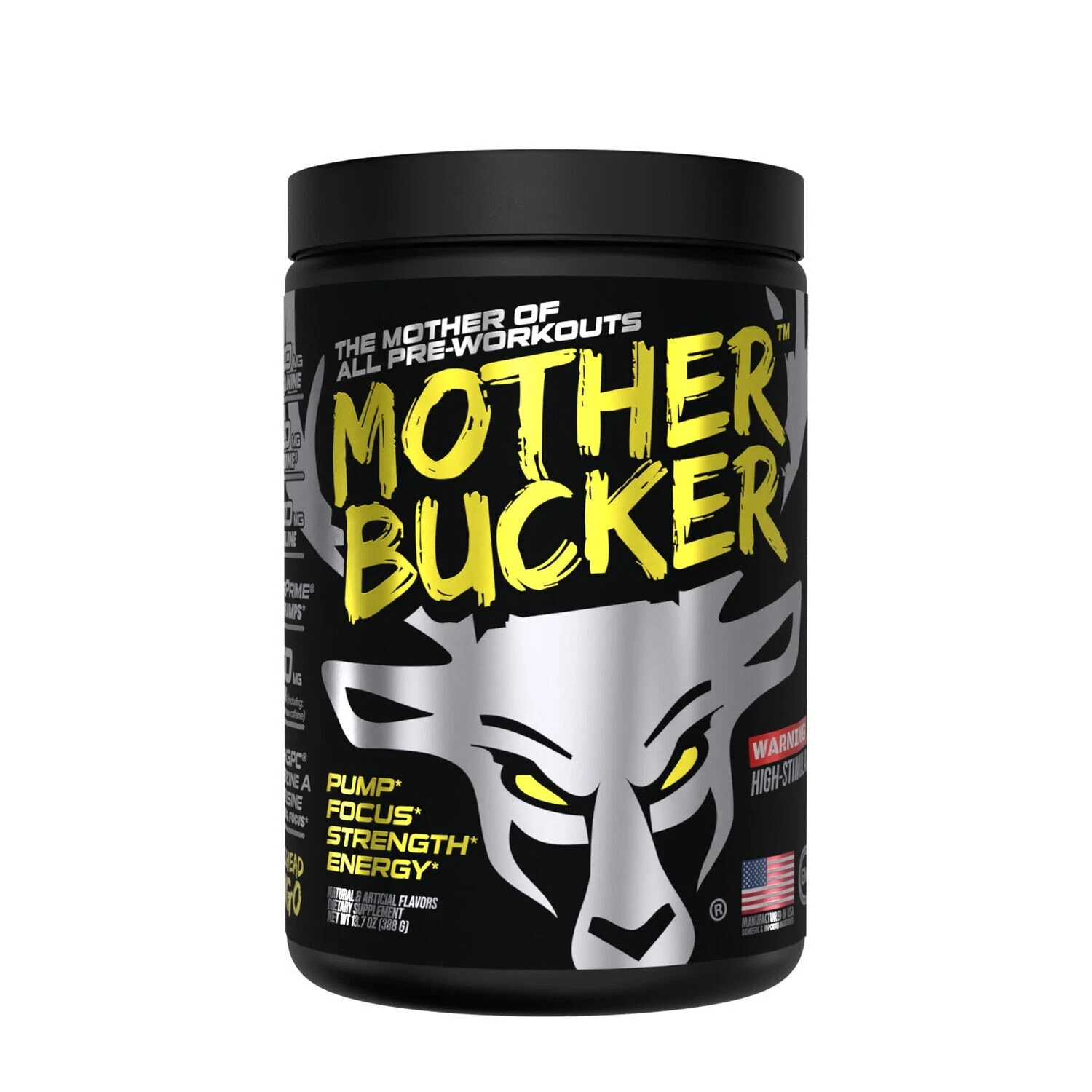 Bucked Up Mother Bucker Nootropic Pre Workout Musclehead Mango - FREE SHIPPING