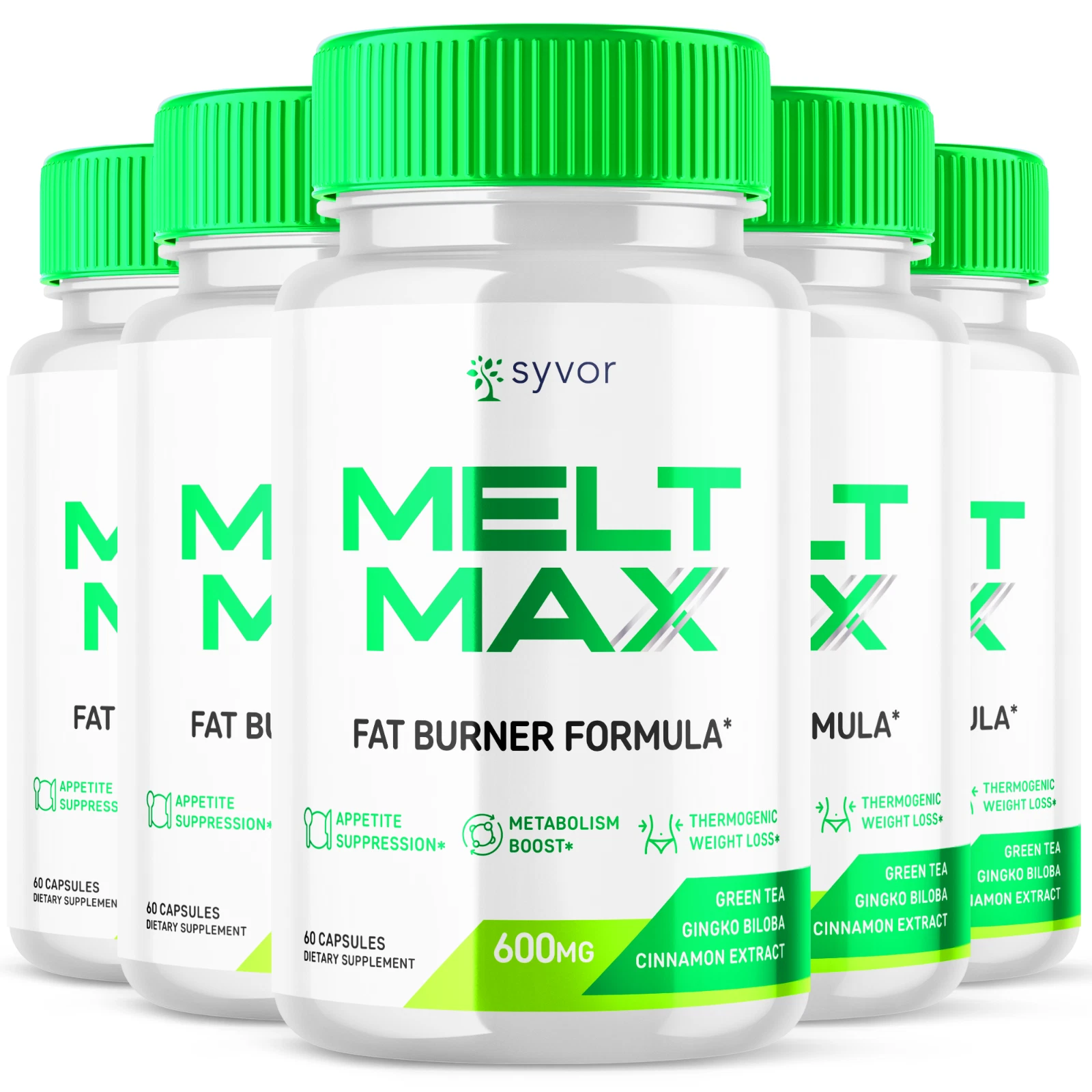 [286670648625] Melt Max Advanced Burner Formula Natural Energy and Fitness Support 300 Capsules