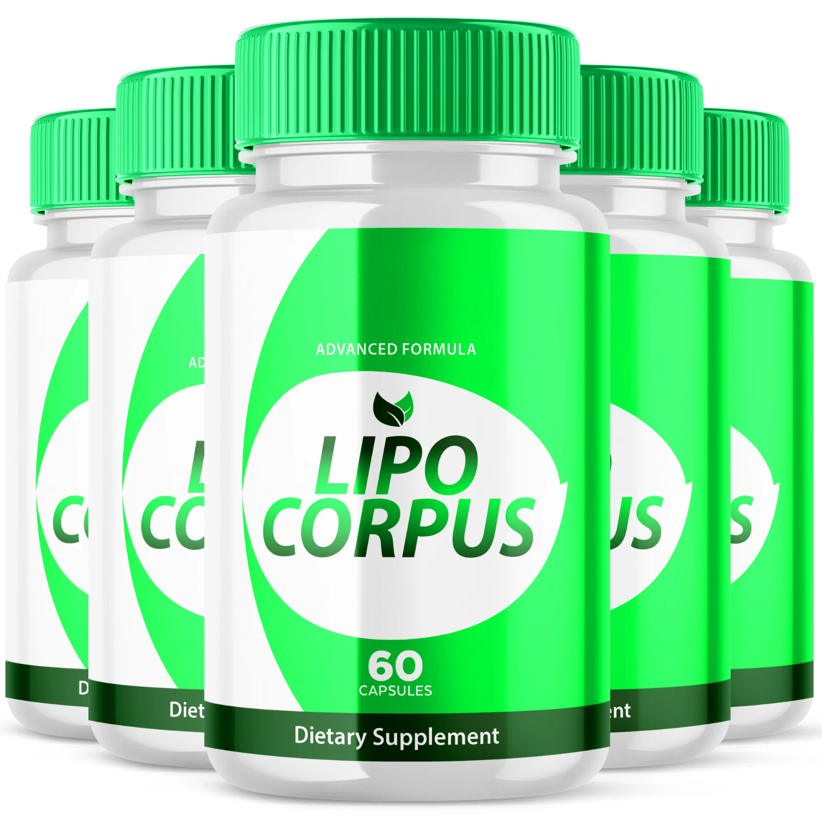 Lipo Corpus Advanced Fitness & Energy Support Supplement All Natural 300 Capsule