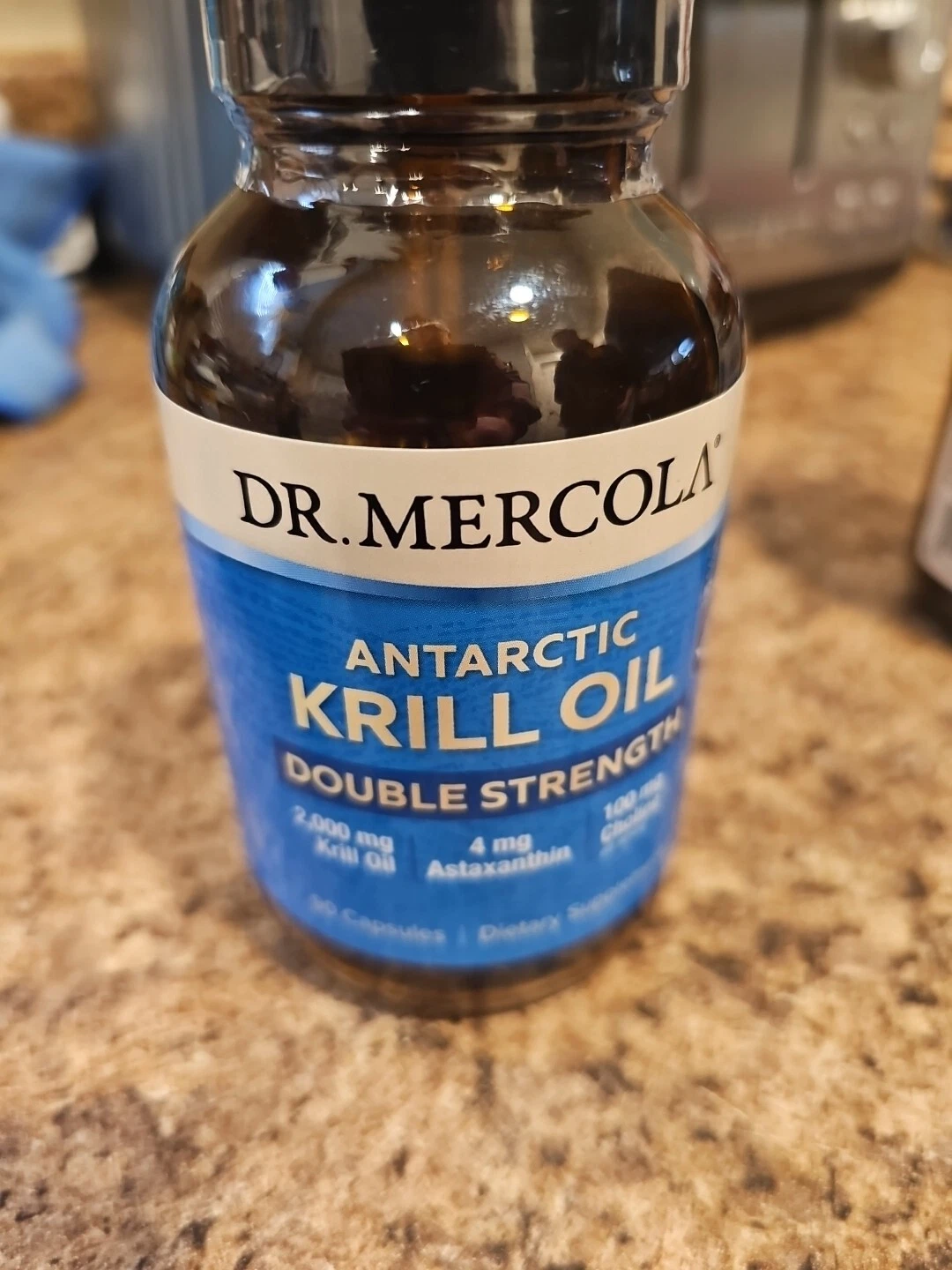 Dr. Mercola, Antaractic Krill Oil, DOUBLE STRENGTH, 90 Capsules