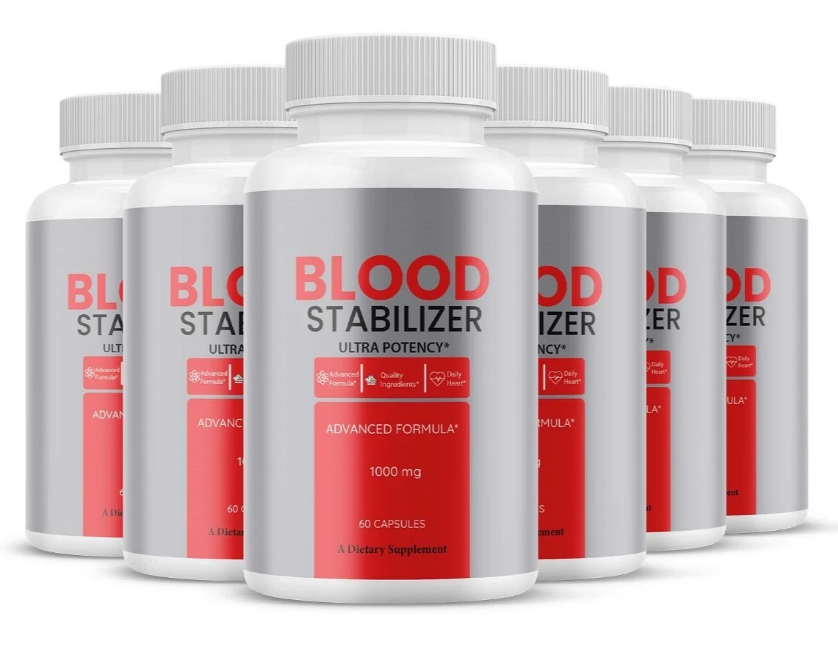 Blood Stabilizer Support Pills, BloodStabilizer Max ( 6 Pack )