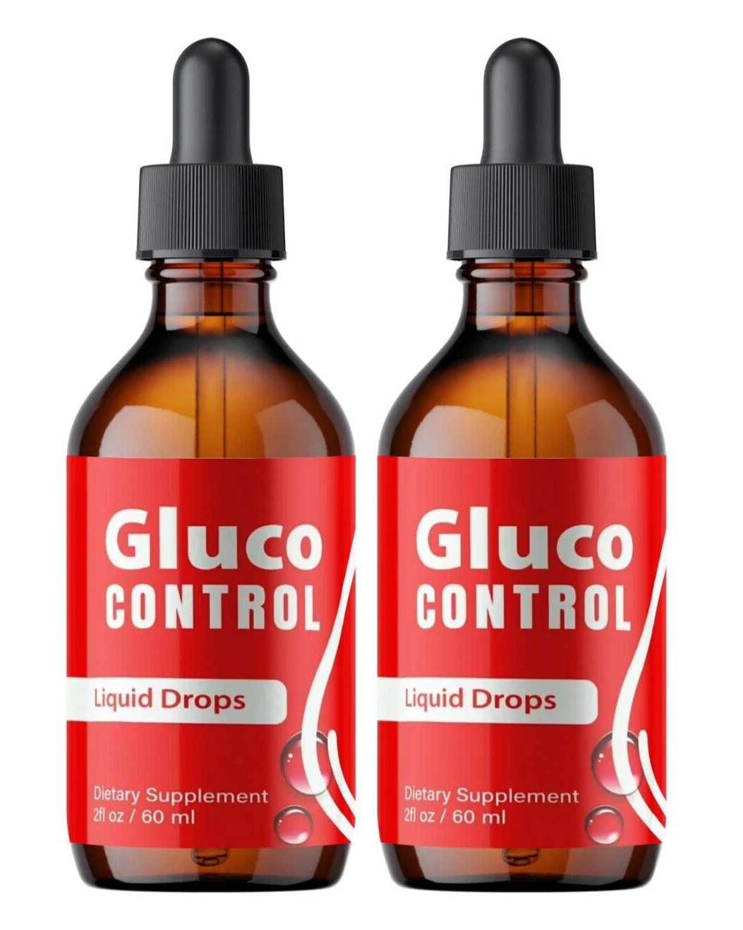 Gluco Control Liquid Drops Healthy Blood Support - GlucoControl Drops ( 2 Pack )