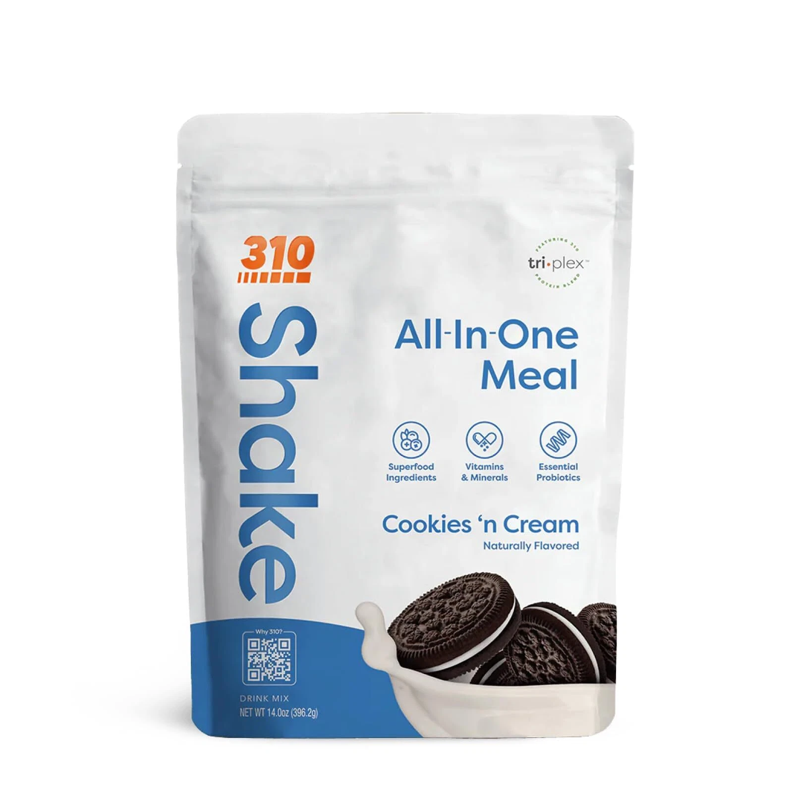 310 Nutrition Meal Replacement Shake - Fiber-Rich Vegan Superfood Blend - Low...