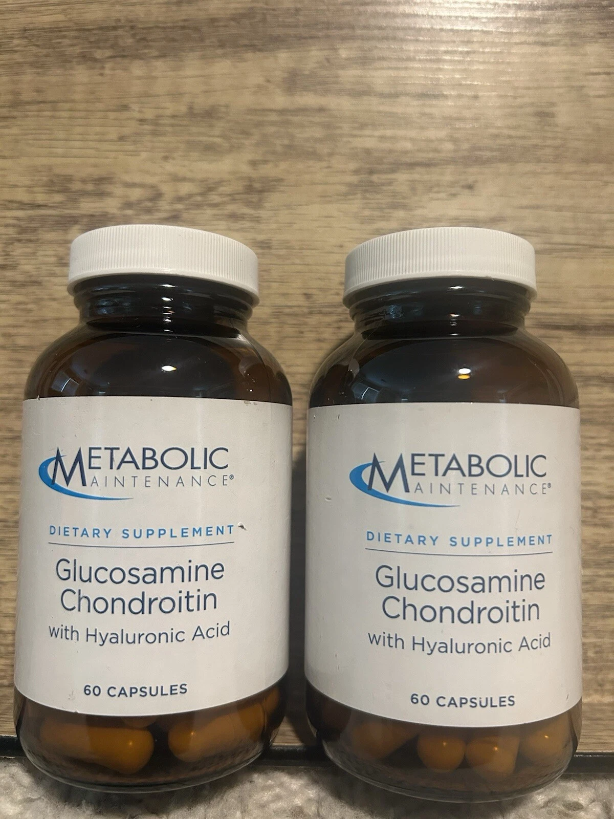 Metabolic Maintenance, Glucosamine Chondroitin Hyaluronic Acid, 60 Caps 2 Pack!