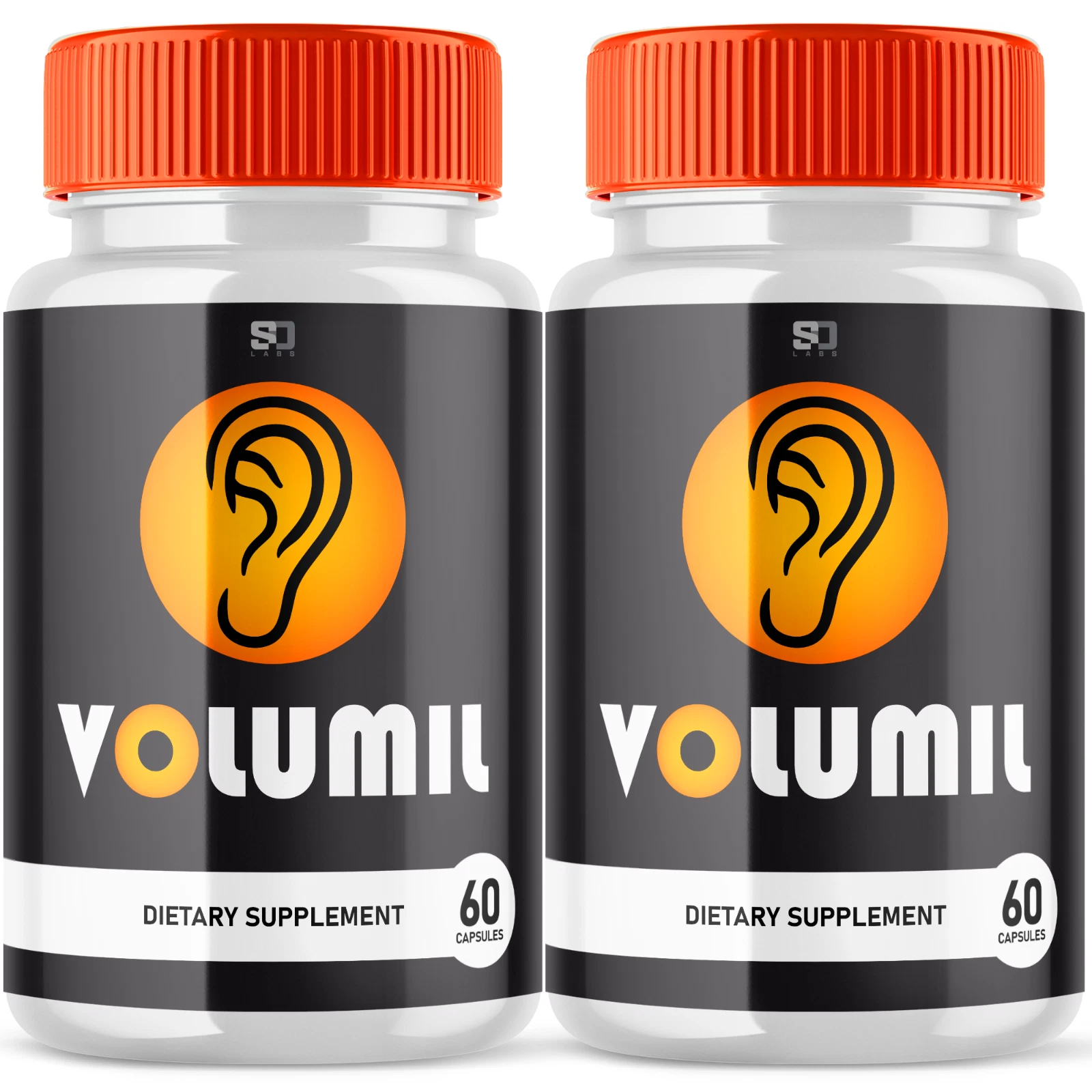 [285708045011] (2 Pack) Volumil, Volumil Tinnitus Supplement for Ringing Ears (120 Capsules)