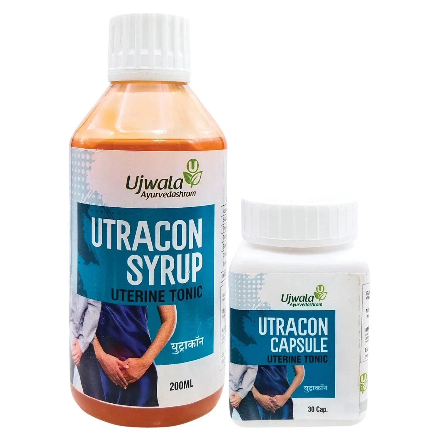 Ujwala Ayurvedashram Utracon 30 Capsules And Syrup 200ml Set Of 1 FS
