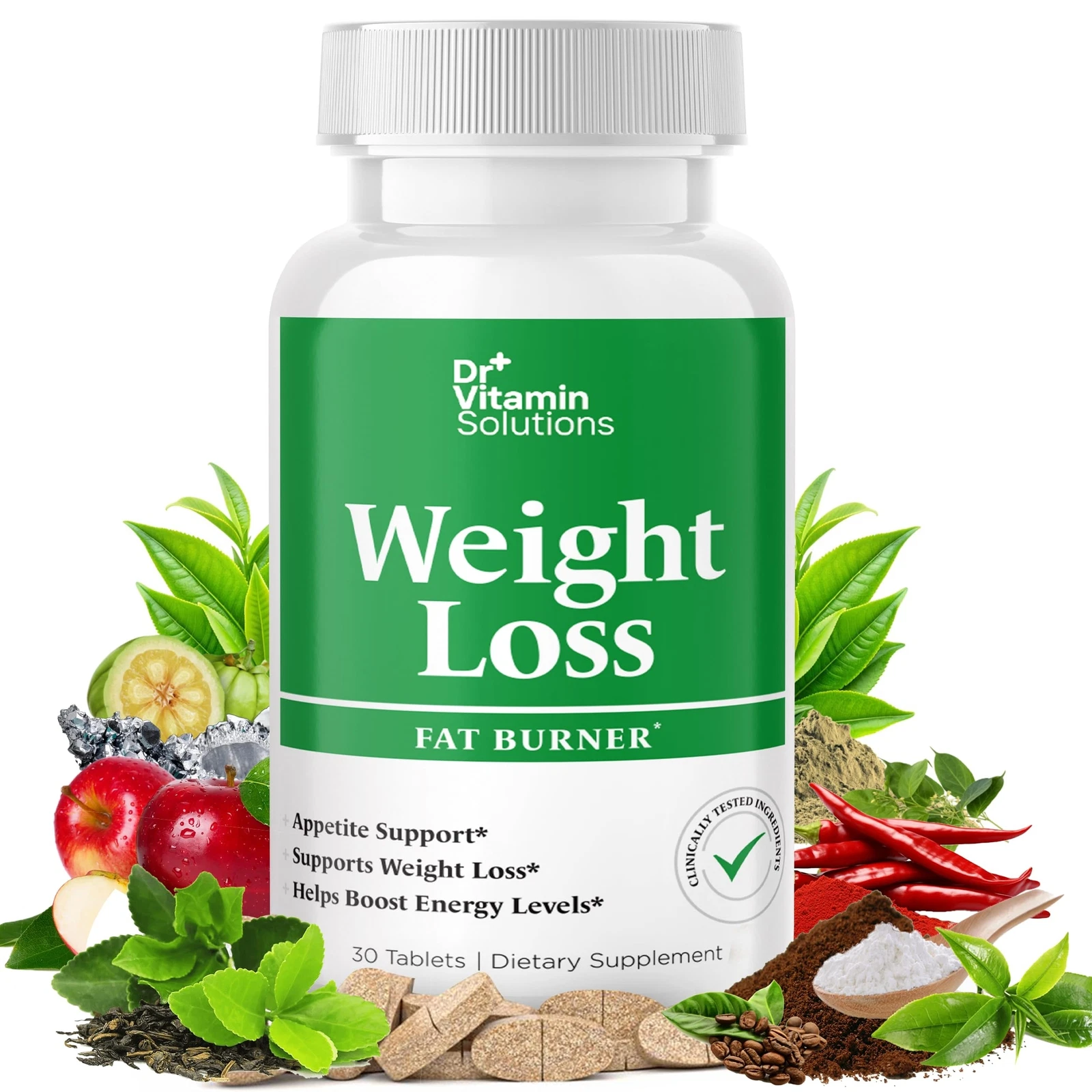 Dr Vitamin Weight Loss Supplements for Women & Men - Includes Green Tea Extra...