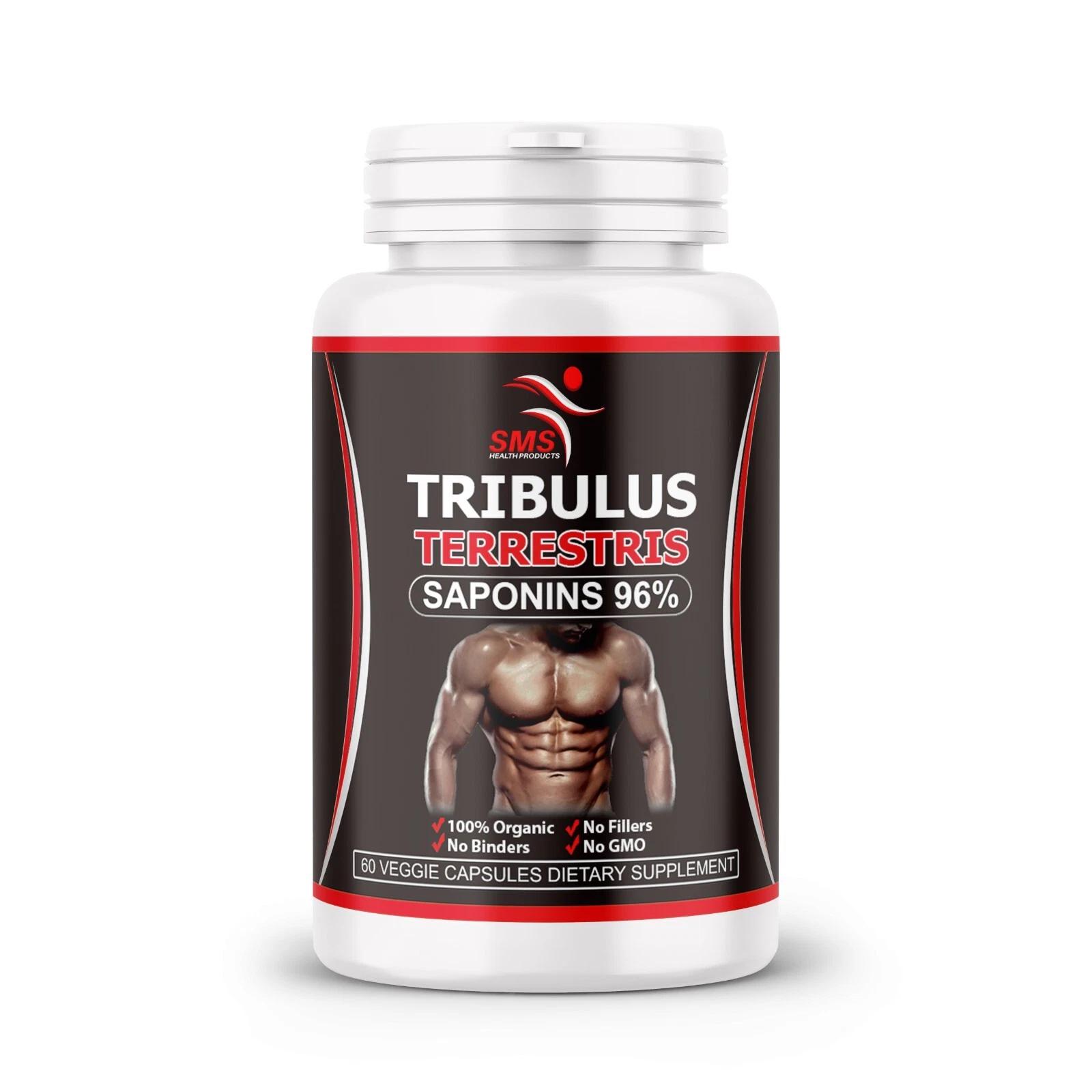 [256421602587] TRIBULUS TERRESTRIS 1000mg EXTRACT 96% SAPONINS POUCH 60 VEGGIE CAPSULES