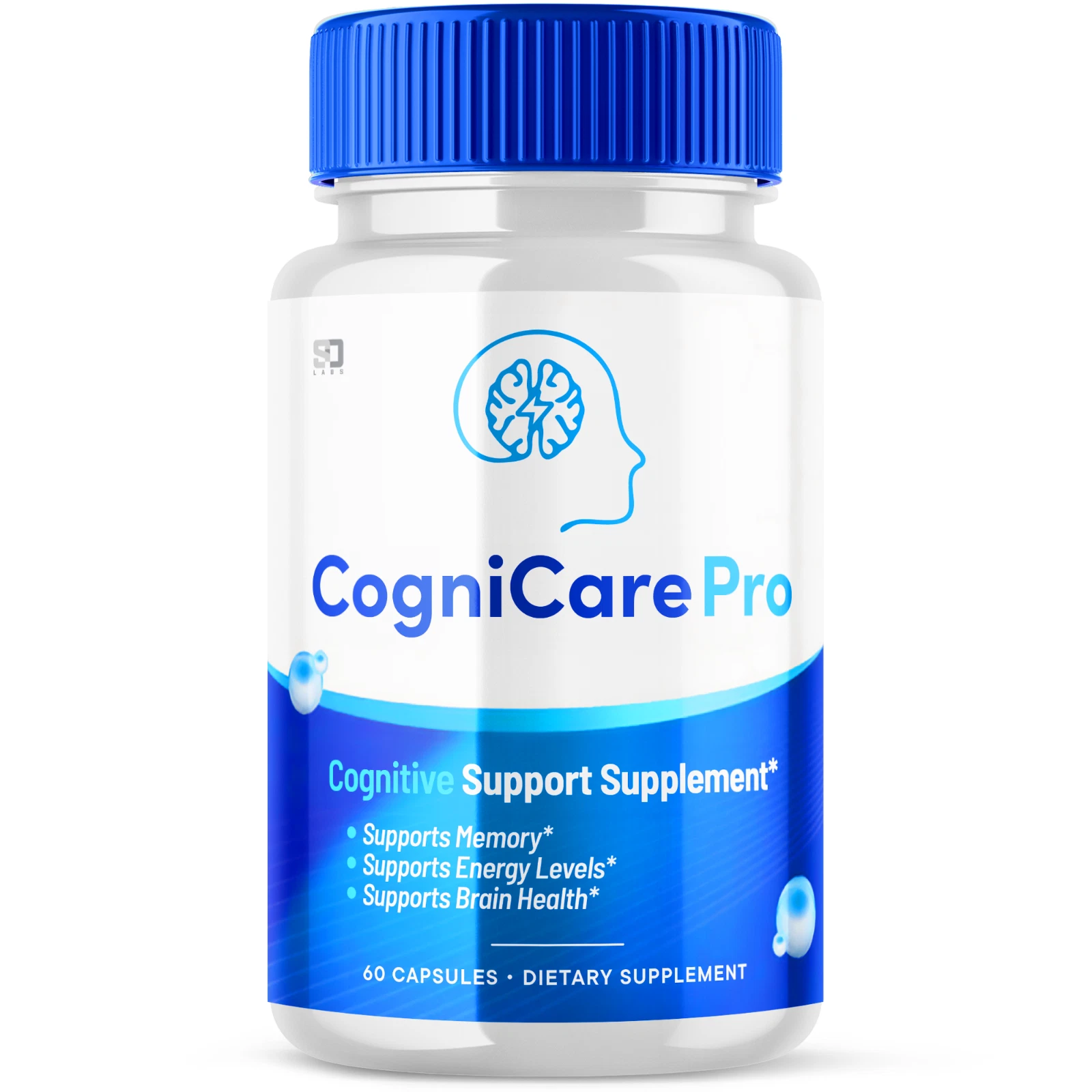 CogniCare Pro Brain Booster Pills Supports Brain Fog & Memory Loss (1 Pack)