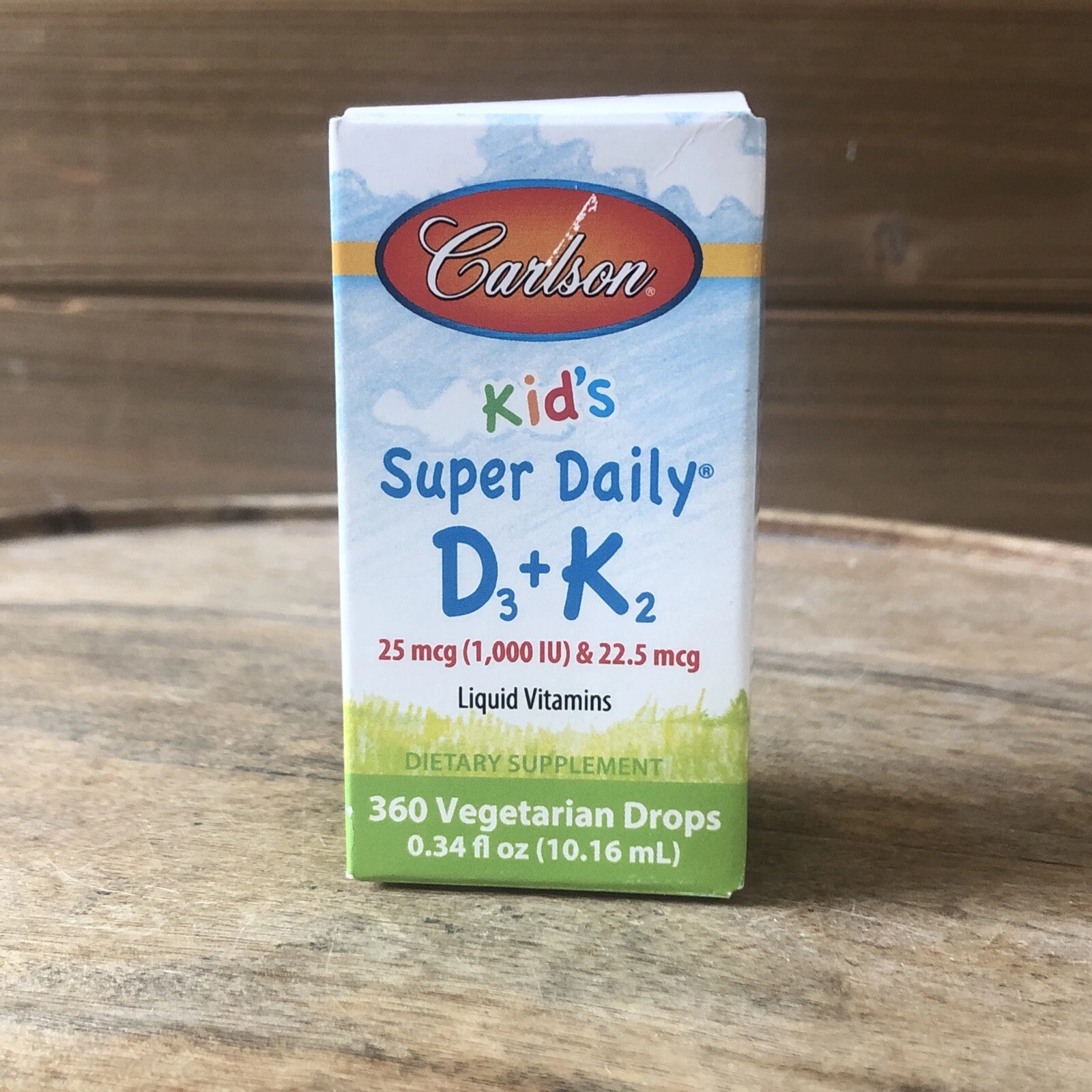 Kid's Super Daily D3 + K2, 0.34 fl oz (10.16 ml) - Exp 5/26