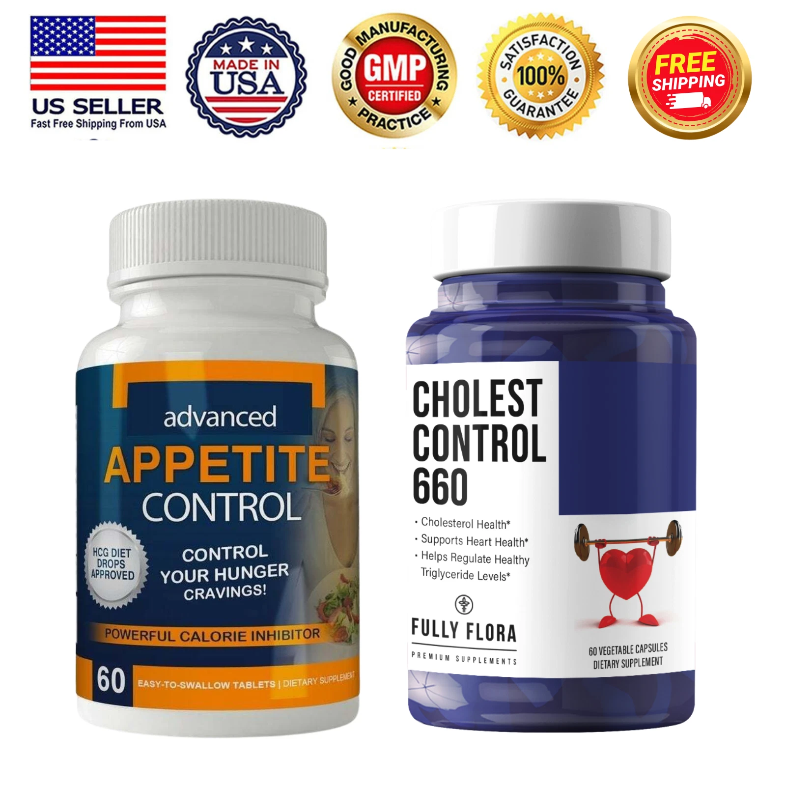 Appetite Control Fat Burn Weight Loss Pills Cholesterol Control Heart Supplement