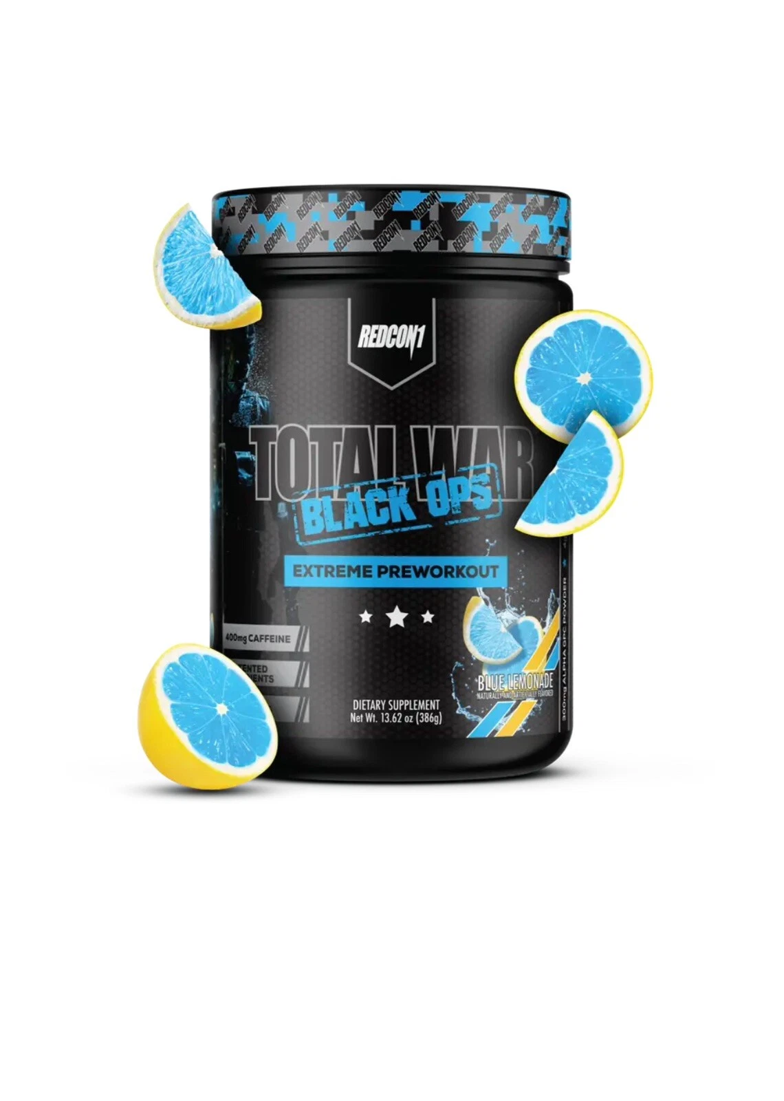 REDCON1 TOTAL WAR BLACK OPS Ultra-Dosed Extreme Pre-Workout 20 Servings