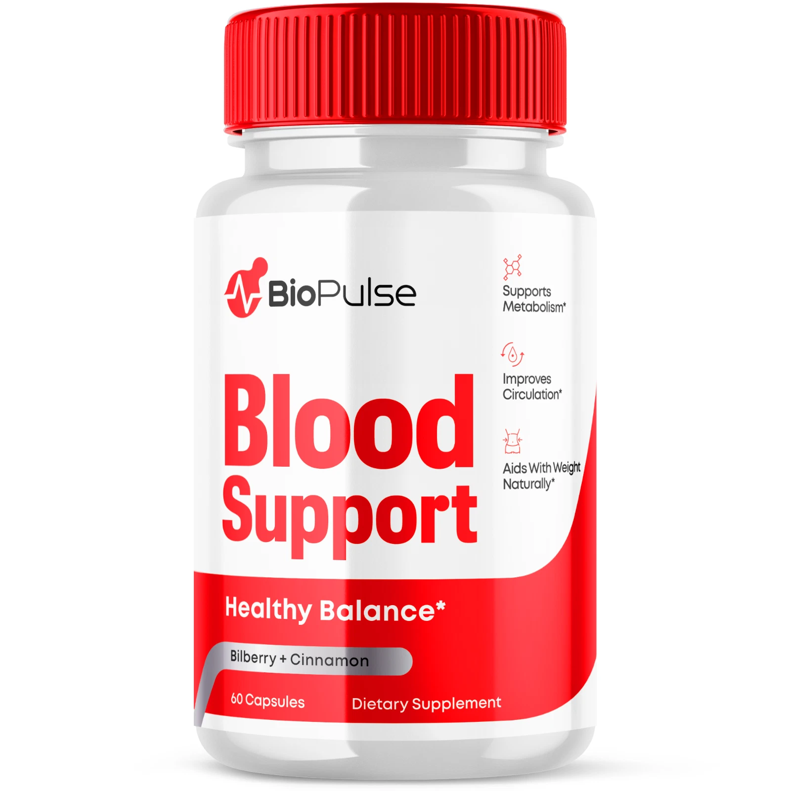 [167505817357] Biopulse Blood Support Advanced Formula Health & Wellness Supplement 60 Capsules