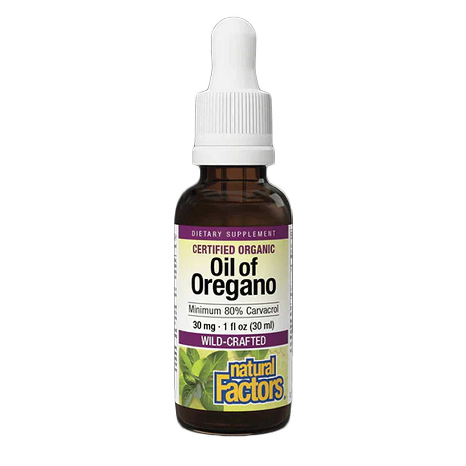 [223359404580] Natural Factors Organic Oil of Oregano, 1 Ounce