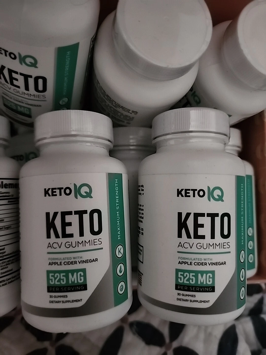 2 Bottles Of Keto IQ ACV Gummies 30ct ea/525 mg Gummies. NEW/SEALED. Exp 03/2026