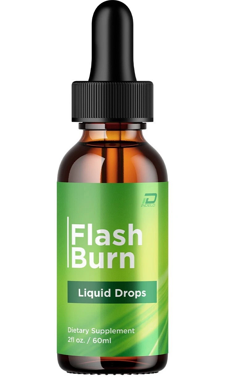 (1 Pack) Flash Burn Drops Healthy Formula - FlashBurn Liquid All Natural Healthy