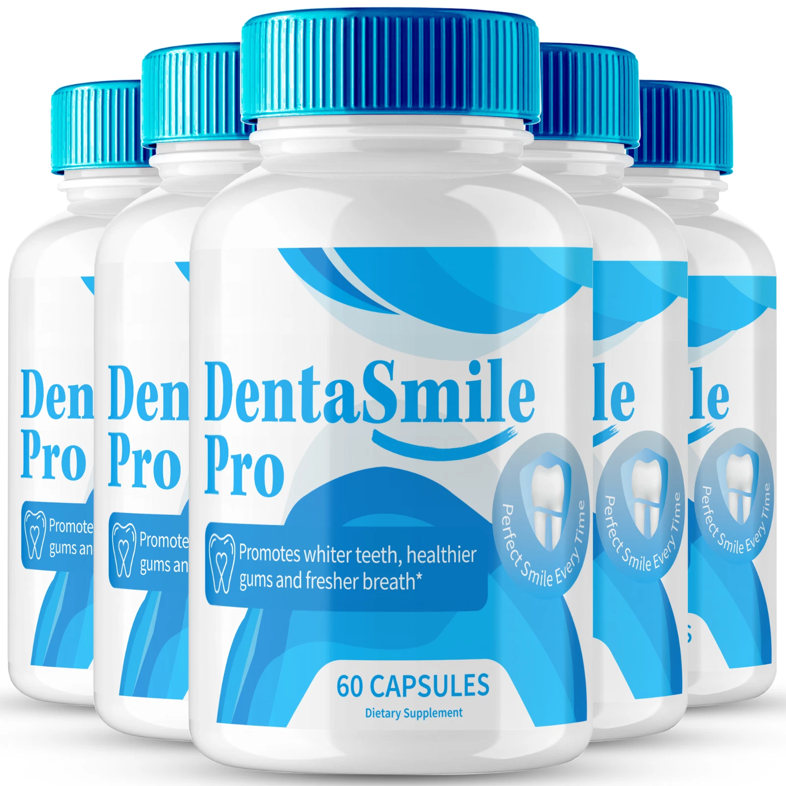 [176734037399] (5 Pack) DentaSmile Pro Capsules Teeth & Gums,Dental - Gum Health Formula Pills
