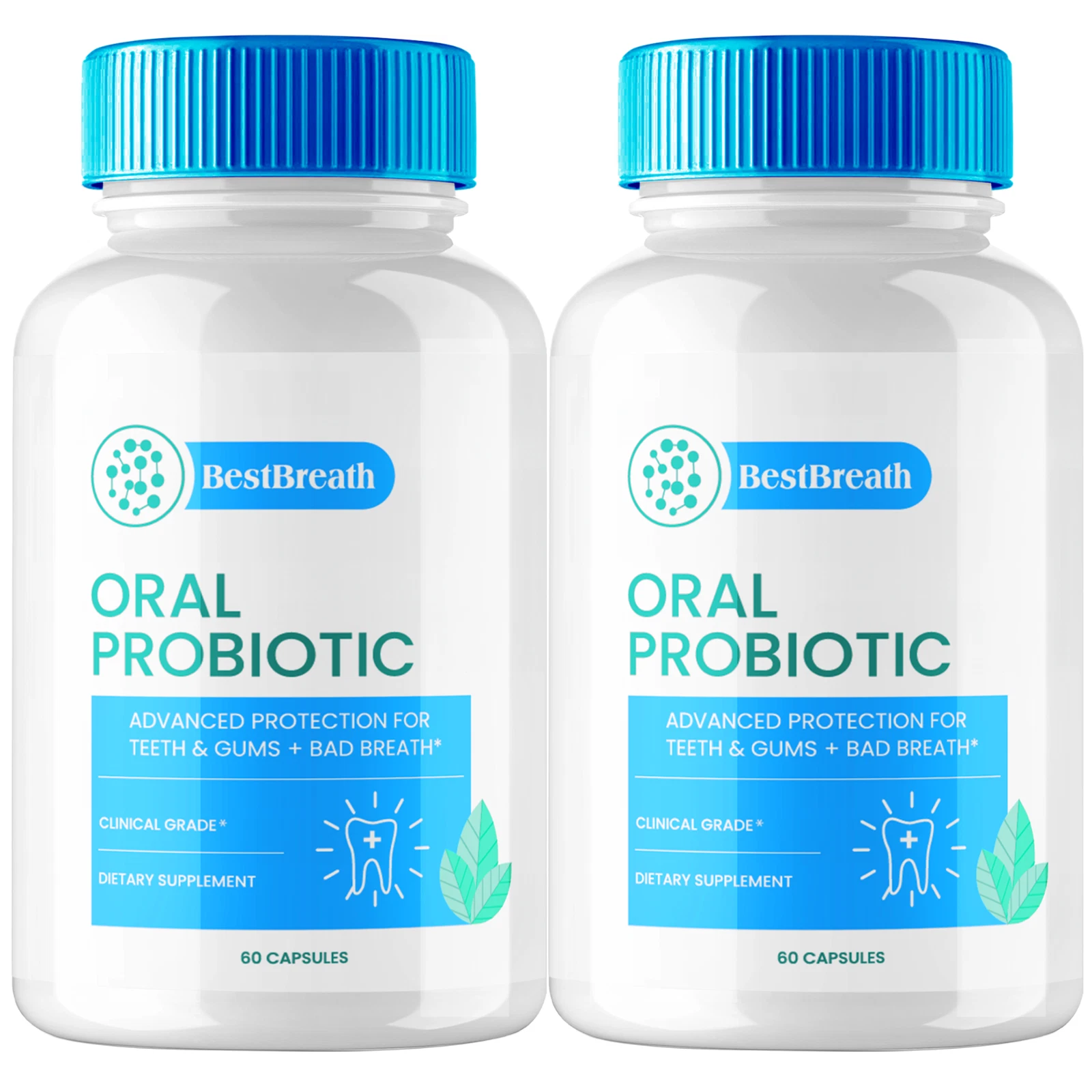 [176273527621] (2 Pack) Best Breath Oral Probiotic, BestBreath Gum Teeth Health (120 Capsules)
