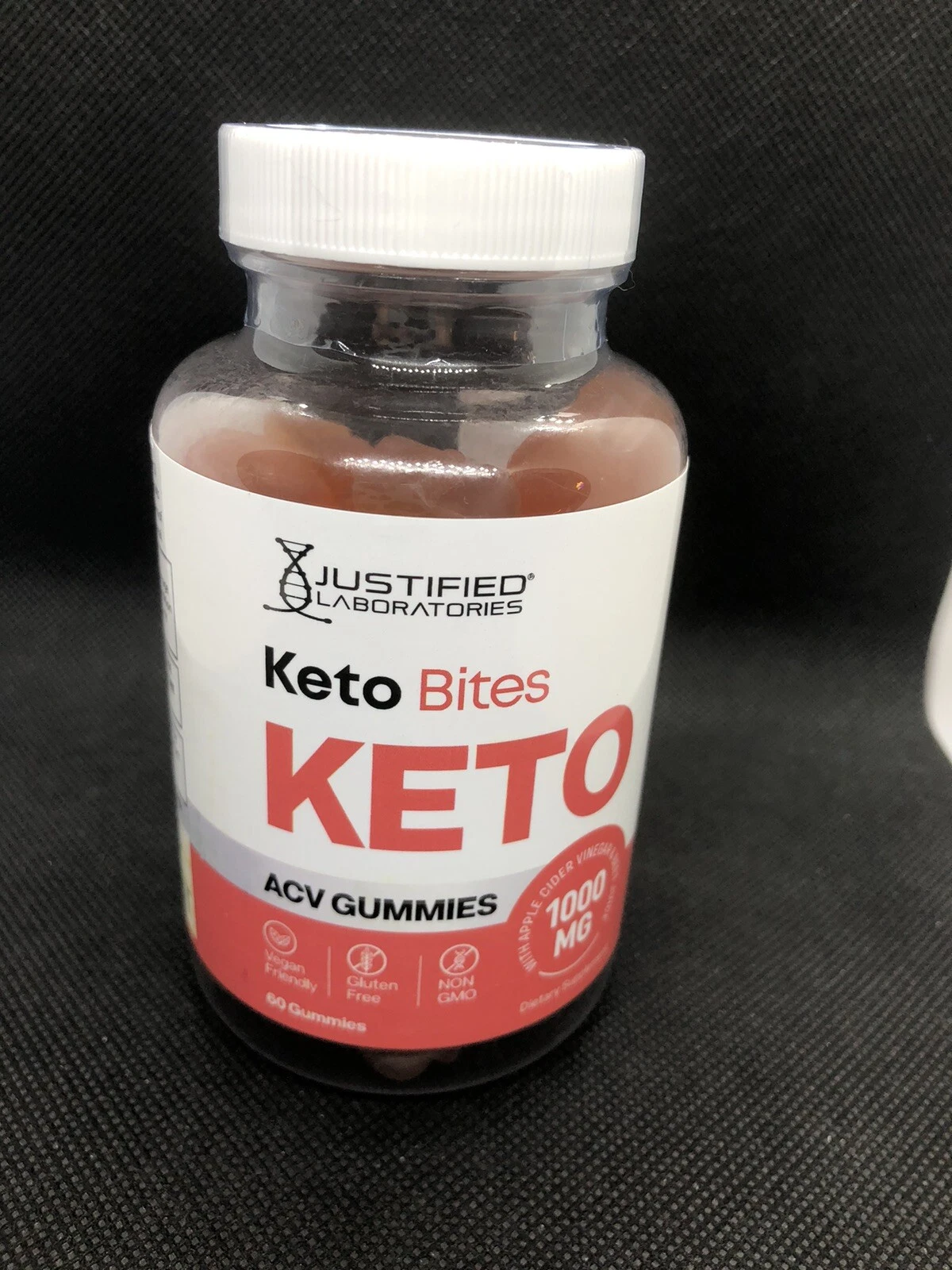 Keto Bites ACV Gummies Weight Loss 120 1000MG Dietary Supplement Vegan