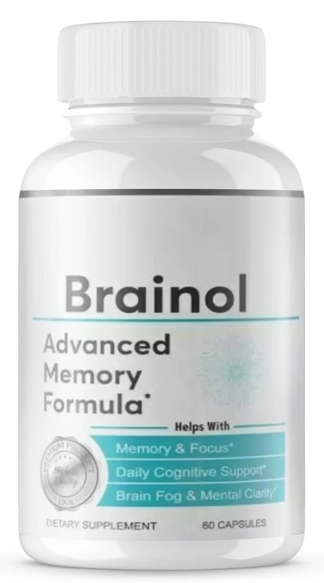 Brainol Advanced Memory & Mental Focus Support Dietary Supplement (60 Capsules)