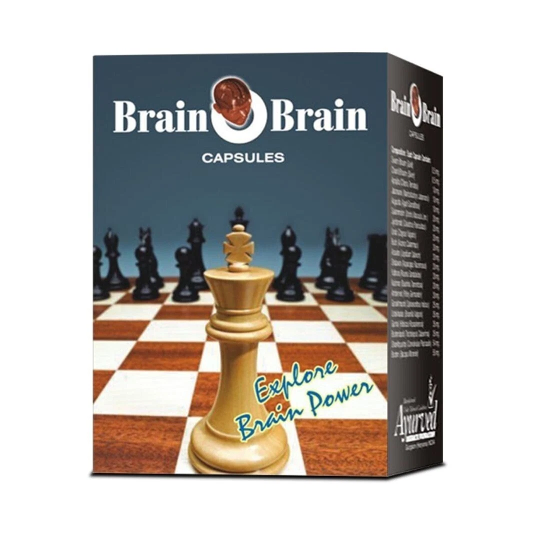 BrainOBrain - Ayurvedic Memory and Focus Enhancer Supplement for Mental Clarity