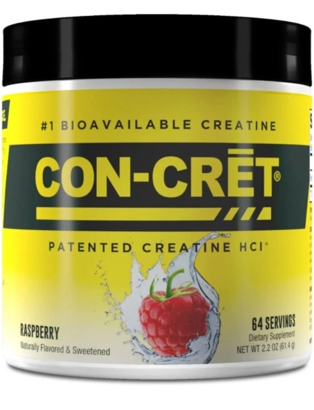 Promera Sports Con-Cret Creatine Raspberry Flavor HCI 64 Ser Free Ship Exp 03/26
