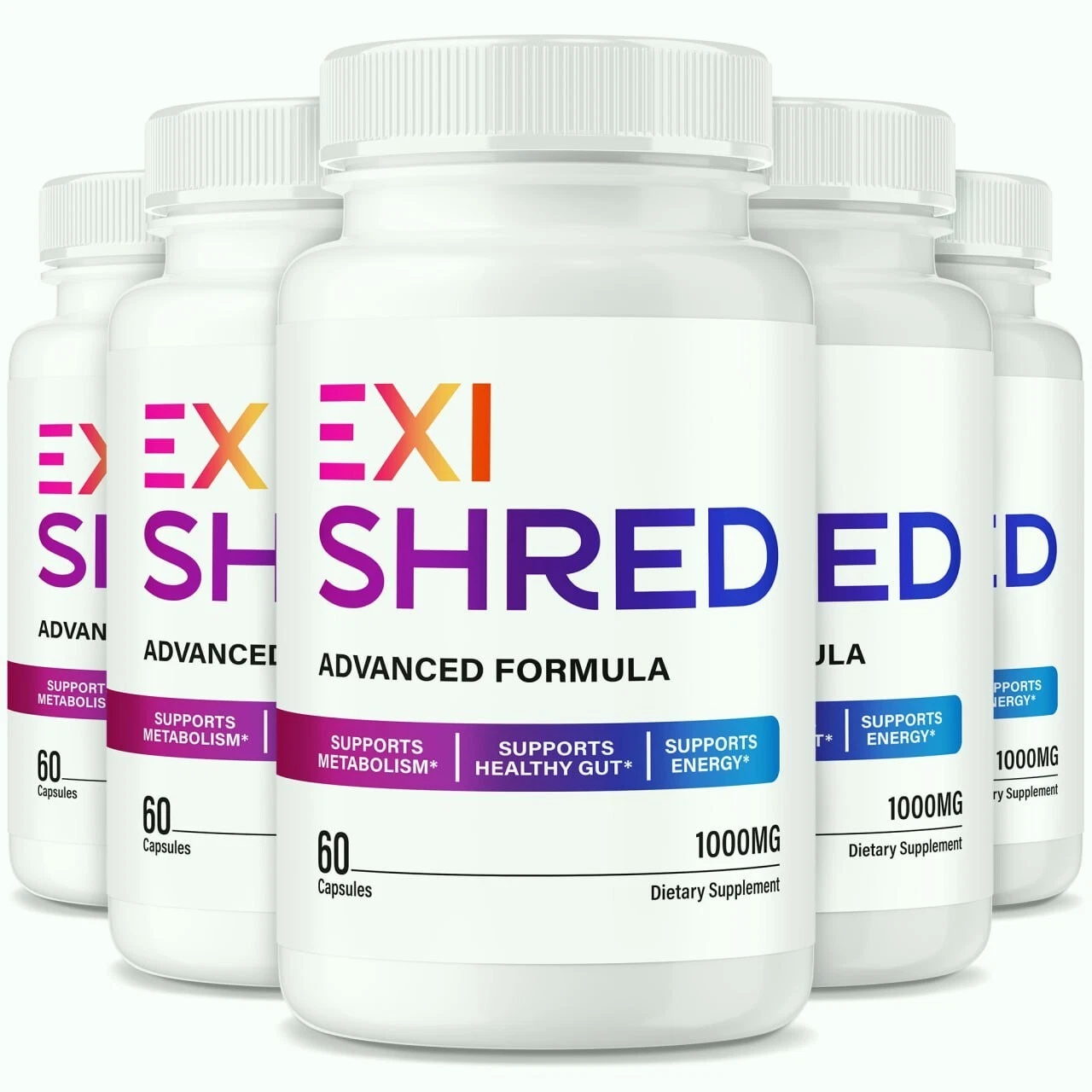 (5 Pack) Exi Shred Fat Burner Pills , ExiShred Advanced Weight Loss Formula