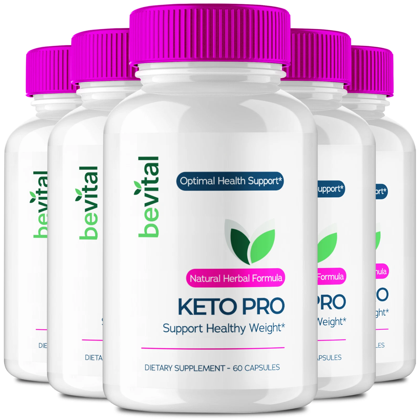 (5 Pack) Keto Pro Capsules, Advanced Weight Loss to Burn Stubborn Fat Energy