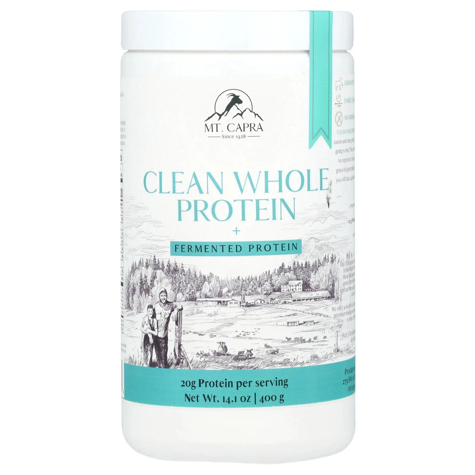 Clean Whole Protein + Fermented Protein, 14.1 oz (400 g)
