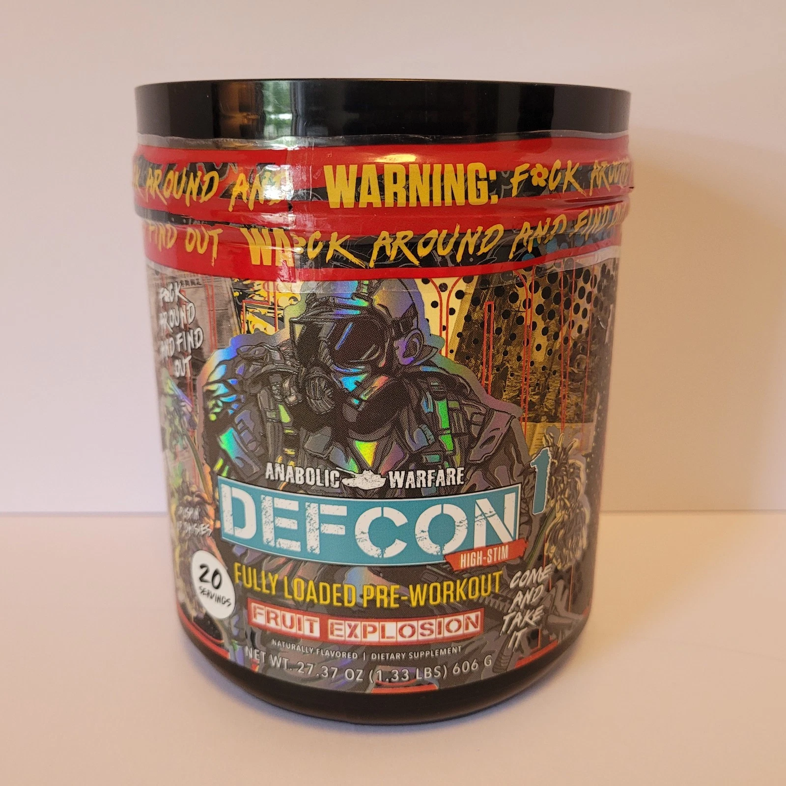Anabolic Warfare DEFCON 1 Fruit Explosion [1.33 lbs] High Stim Pre Workout Ex 26
