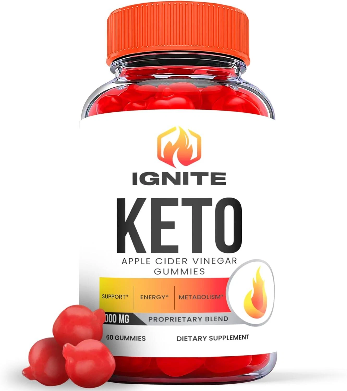 Ignite Keto Gummies - Ignite ACV Keto Gummys For Weight Loss OFFICIAL - 1 Pack