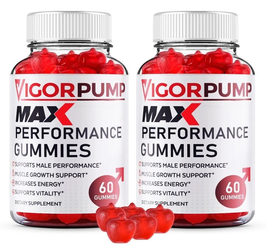 (2 Pack) Vigor Pump MAX Gummies, Vigor Pump Max Performance Supplement