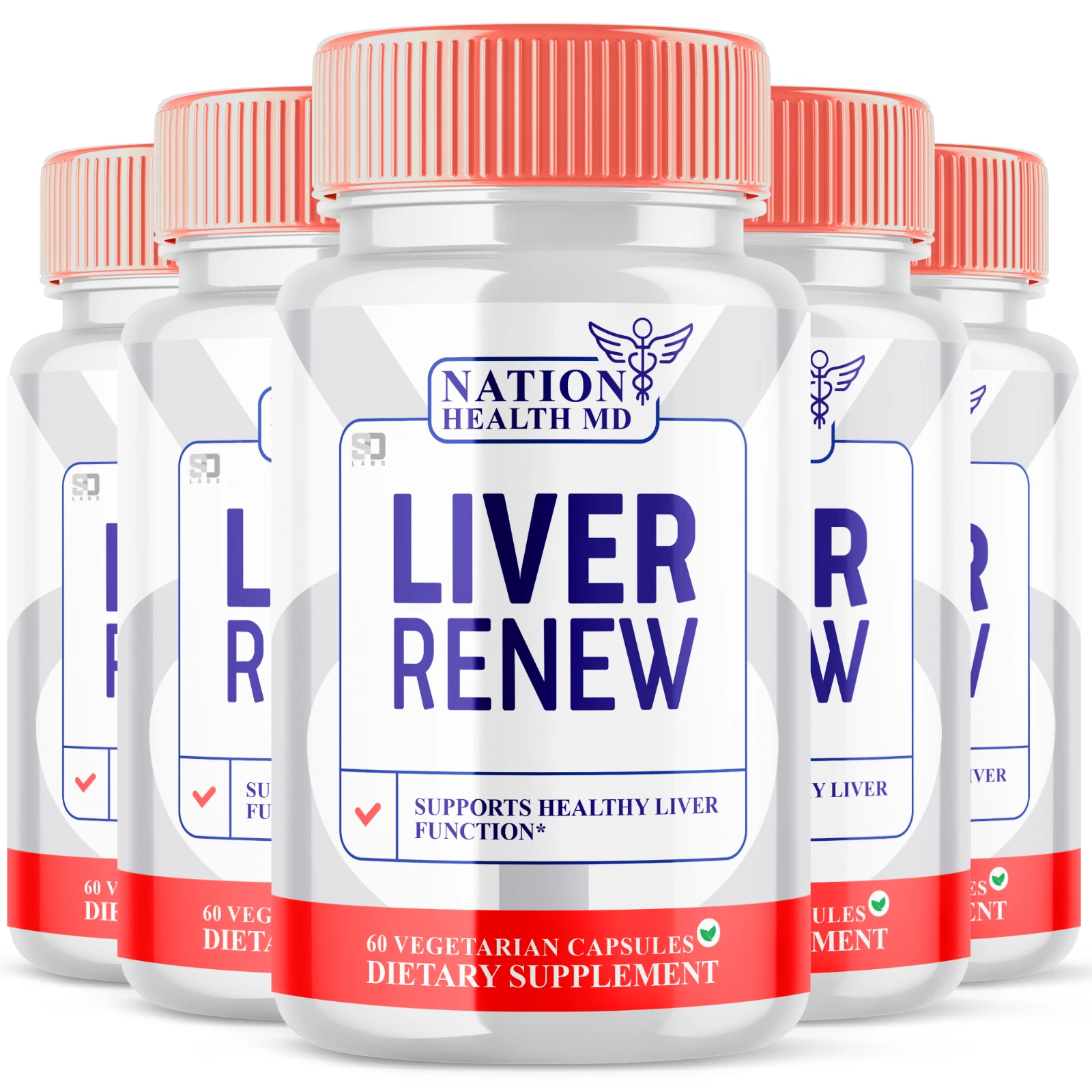 Liver Renew Daily Support for Liver Health and Wellness (5 Pack)