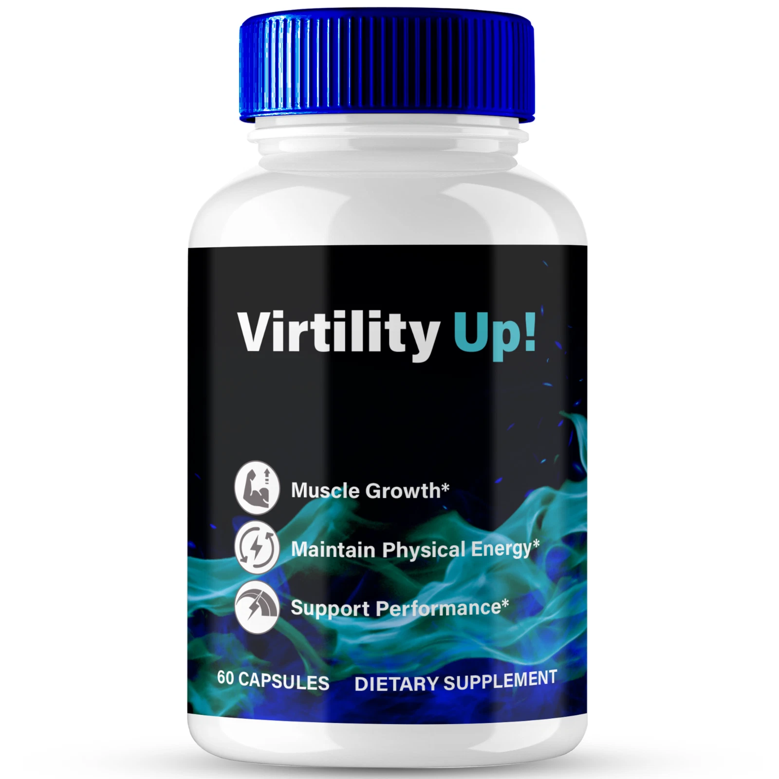 Virtility Up Men Capsules, Natural Male Energy & Vitality Pills 60ct
