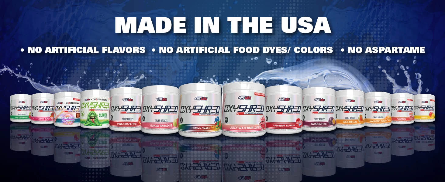 EHPLABS OXYSHRED THERMOGENIC FAT BURNER Energy Metabolism Booster 60 Servings