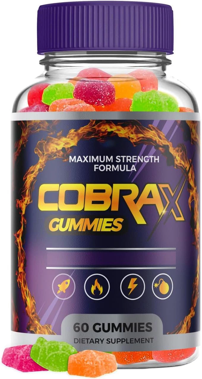 ( 1 Pack) Cobrax Gummies, Cobra X Gummies for Men, Cobrax Enhancement