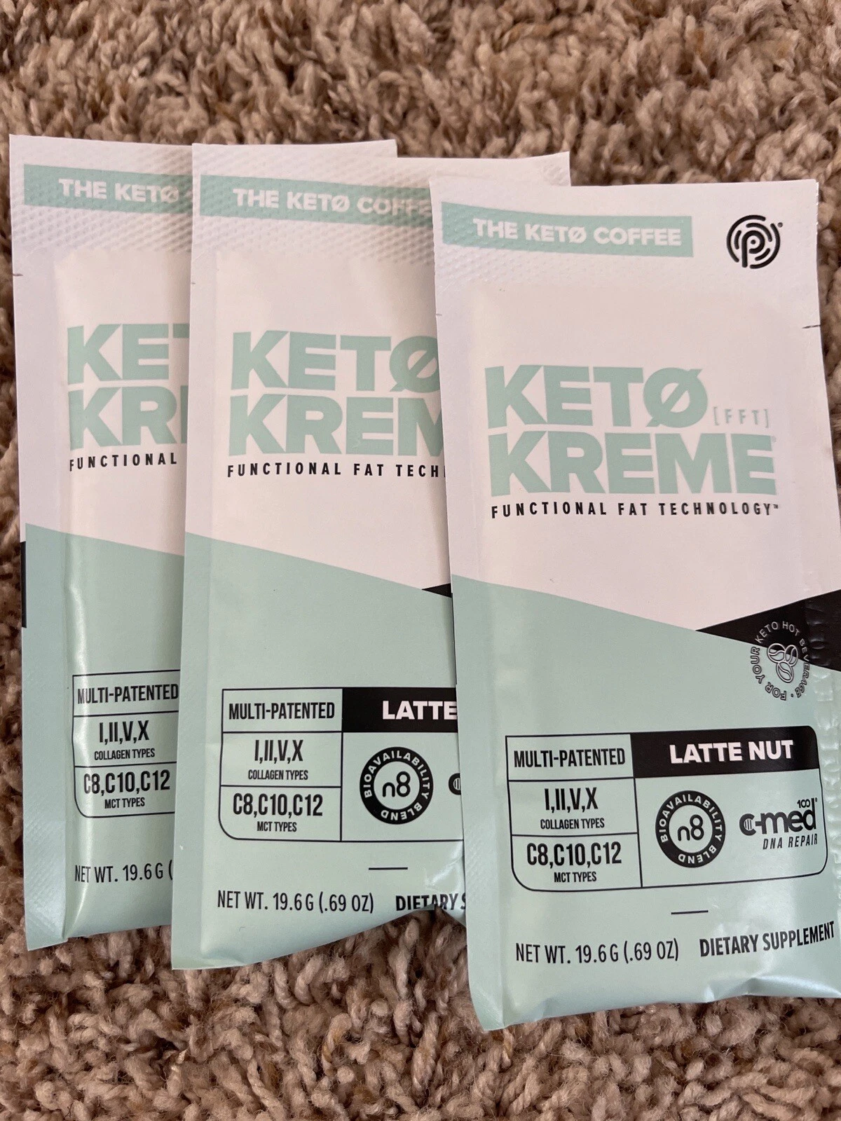 PRUVIT Keto kreme - Latte Nut 3 Sachets