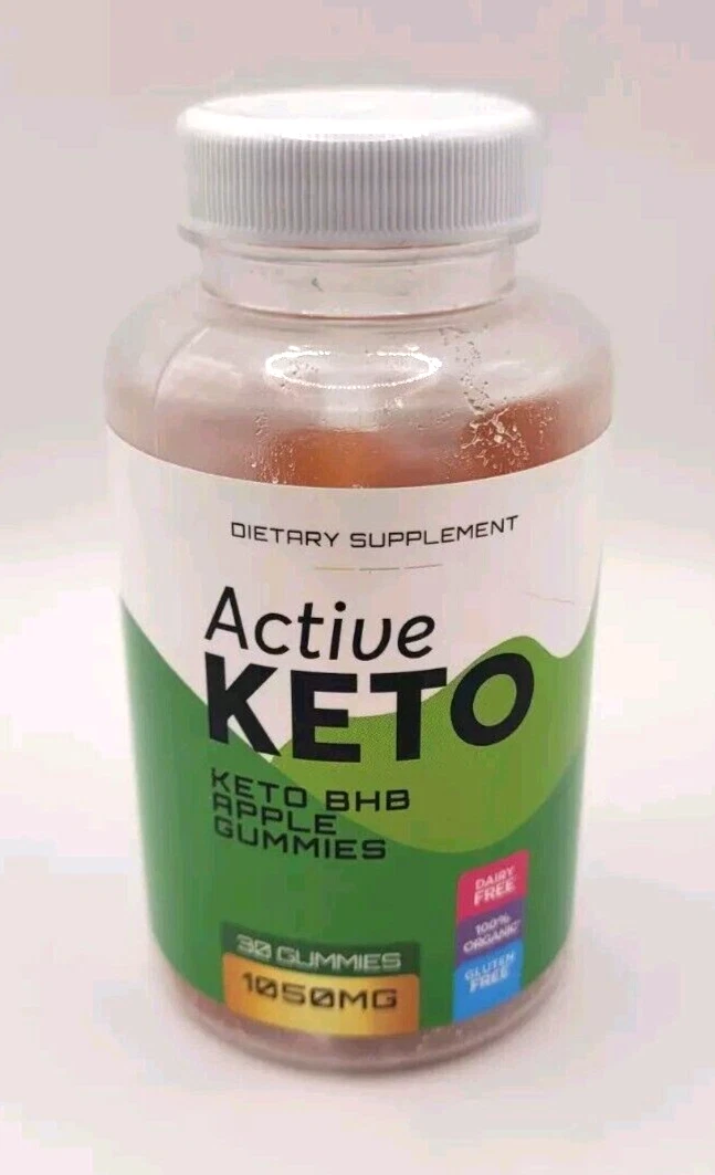 Active Keto ACV Apple Cider Vinegar Gummies 1050mg - 30 Gummys