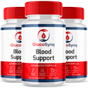 Glucocynq Blood Support Advanced Formula Supplement Natural Ingredients 180 Caps