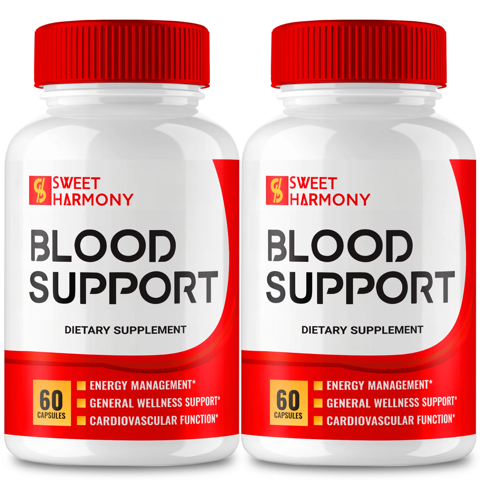 [176407572145] (2 Pack) Sweet Harmony Capsules, Blood Formula Support Capsules (120 Capsules)