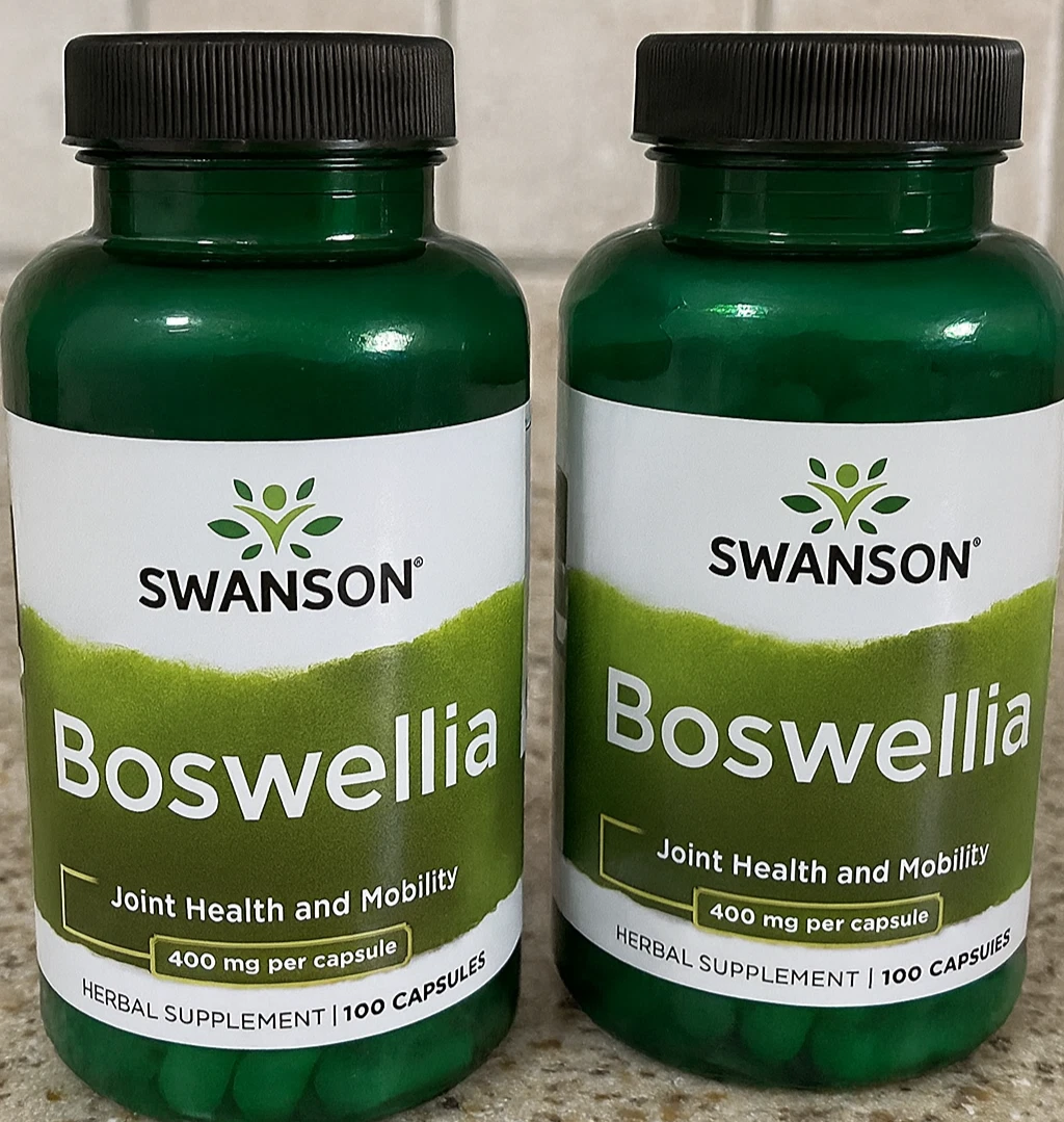 2 Pack Boswellia 400 mg 200 Caps (2x100) Joint Flexibility and Mobility Support