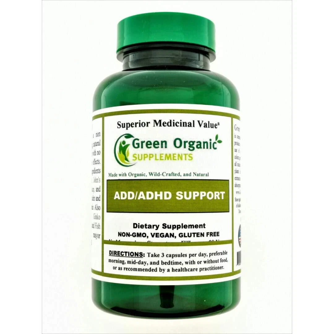 ADD/ADHD Green Organic Supplements