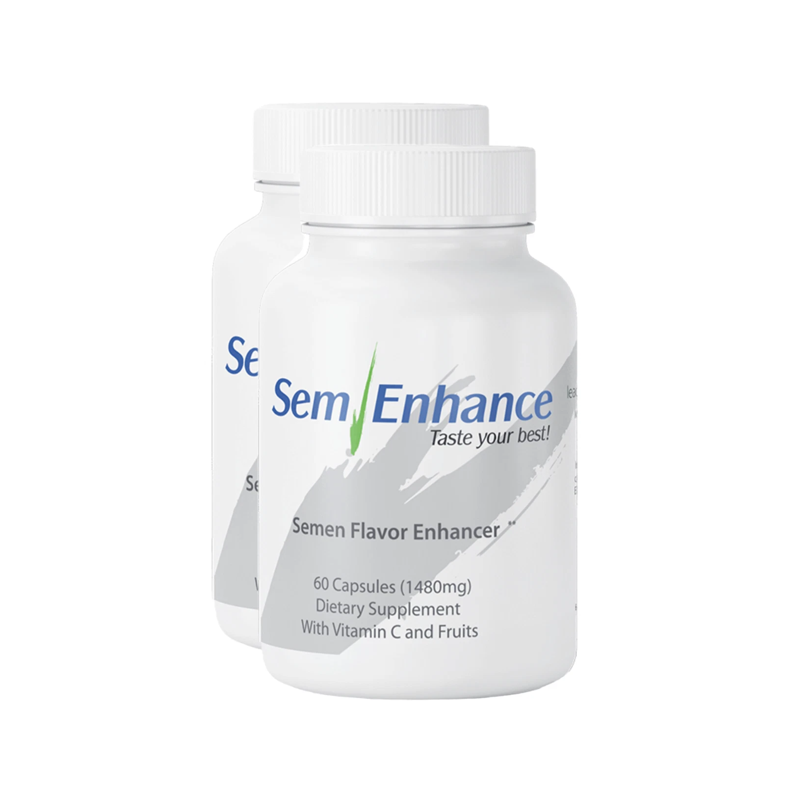 [157137969190] Semenhance-Make Semen Taste Fruity! 60 Capsules-Cum Sweeten the Deal 2 Bottles